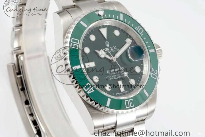 MiroTime 0401 Submariner 116610 LV Green Ceramic APSF 1:1 Best Edition on SS Bracelet VR Stretchable 2376